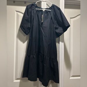 A New Day Target- Black Puff Sleeve Dress